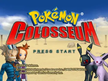 Pokemon Colosseum screen shot title